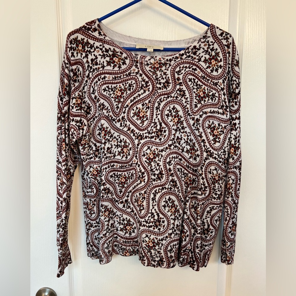 Long sleeve LOFT sweater size M
